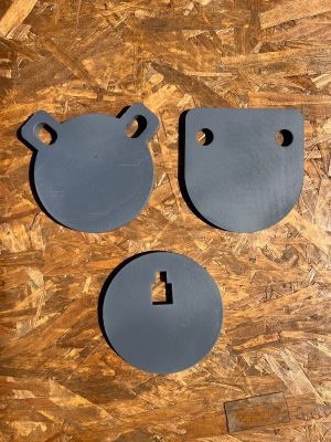 Alvos Metálicos - Circular - AR500 - Circular - 100mm