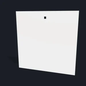 Alvo de aço AR500: Quadrado para Pedestal - 500x500mm
